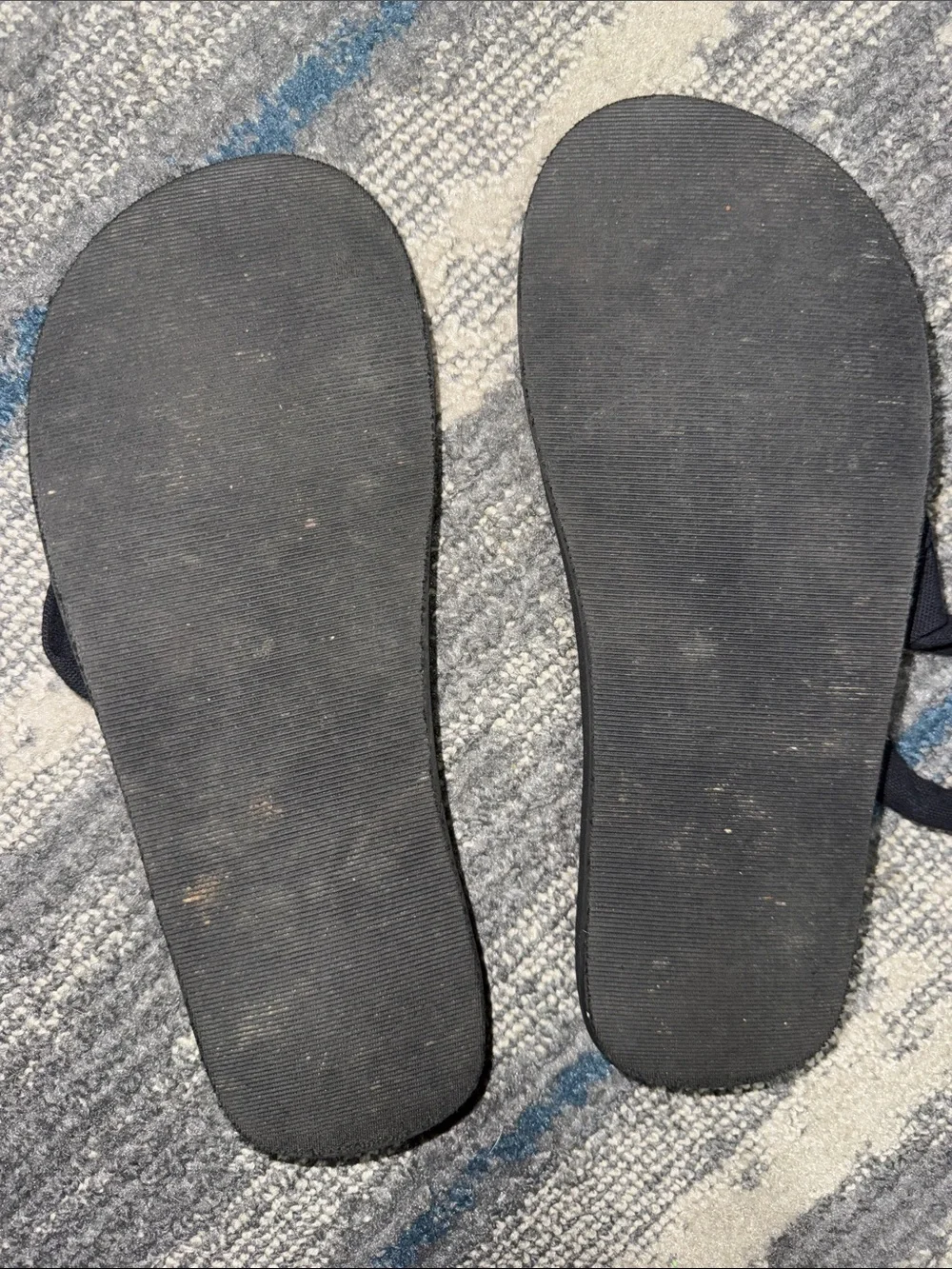 Size 6.5 Mossimo Supply Co. Black Fabric Sandals